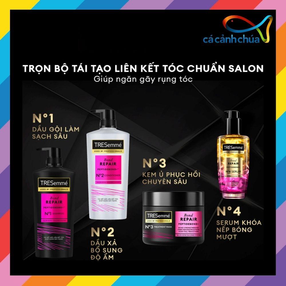 Combo Dầu Gội, Dầu Xả TRESemmé Bond Repair Peptidebond+ Cho Tóc Hư Tổn Giúp Ngăn Gãy Rụng 640g, 620g44main_6