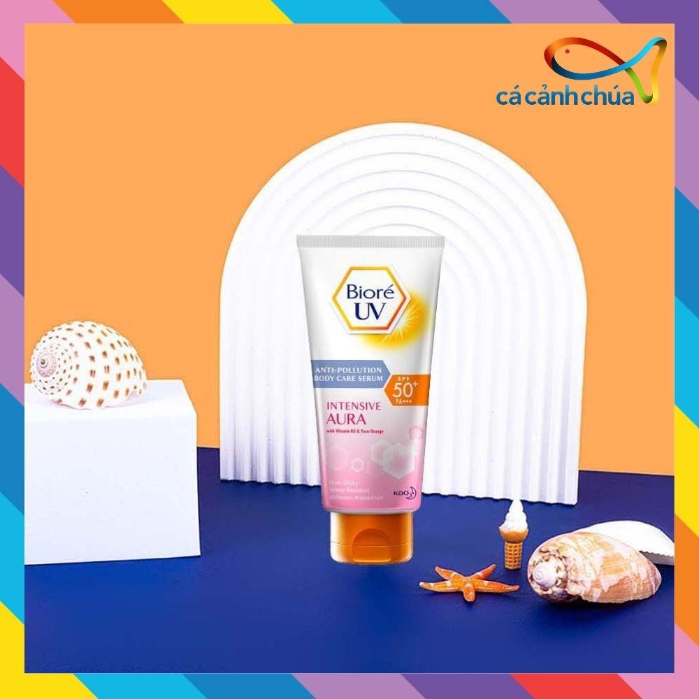 Serum Chống Nắng Dưỡng Thể Kháng Bụi Sáng Da Mịn Màng Bioré Spf50+ Pa+++ Intensive Aura 150ml - Nhật Bản46main_5