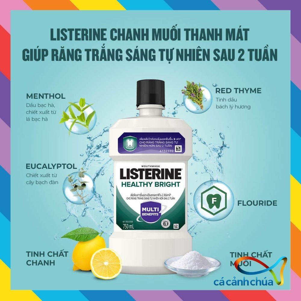 Combo 2 Nước Súc Miệng Làm Trắng Răng Listerine Healthy Bright Mouthwash 750ml50main_2