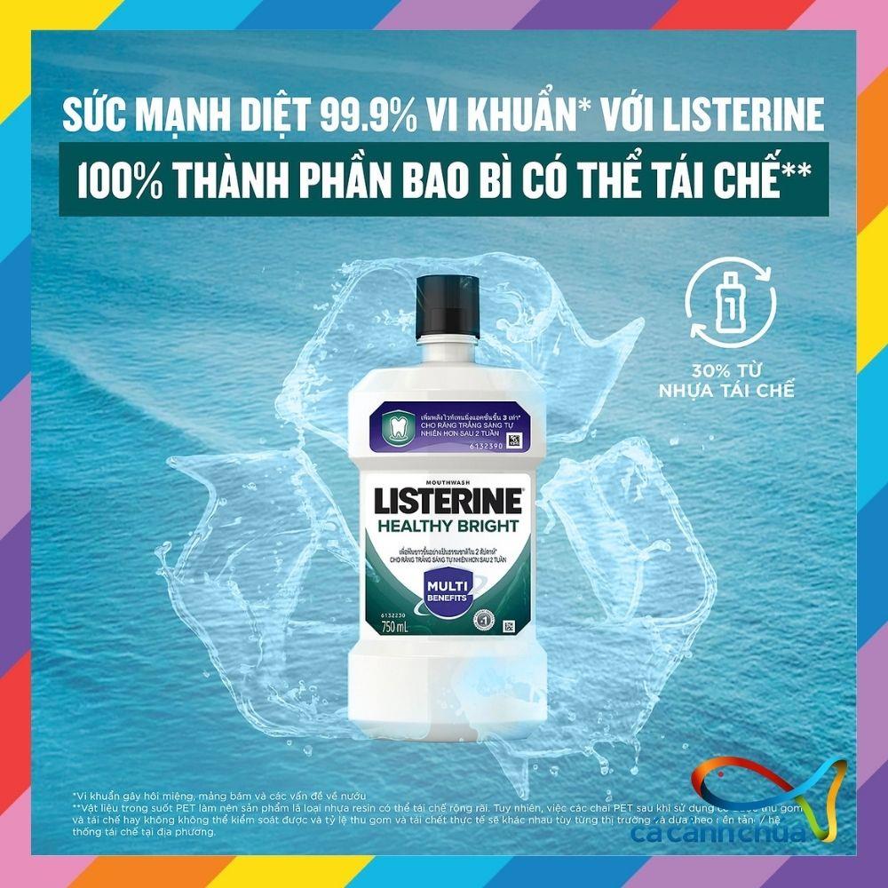 Combo 2 Nước Súc Miệng Làm Trắng Răng Listerine Healthy Bright Mouthwash 750ml50main_5