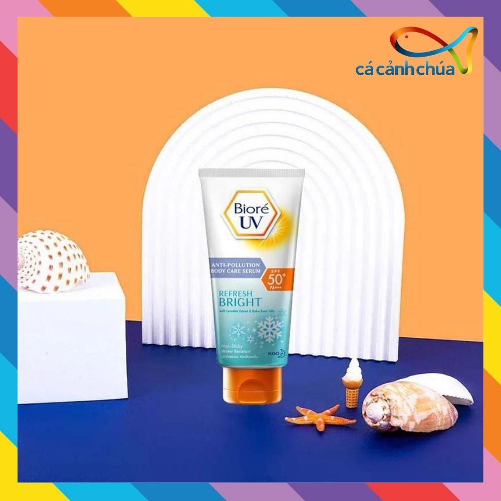 Serum Chống Nắng Dưỡng Thể Kháng Bụi Sáng Da Mịn Màng Bioré Spf50+ Pa+++ Refresh Bright 150ml - Nhật Bản47main_5