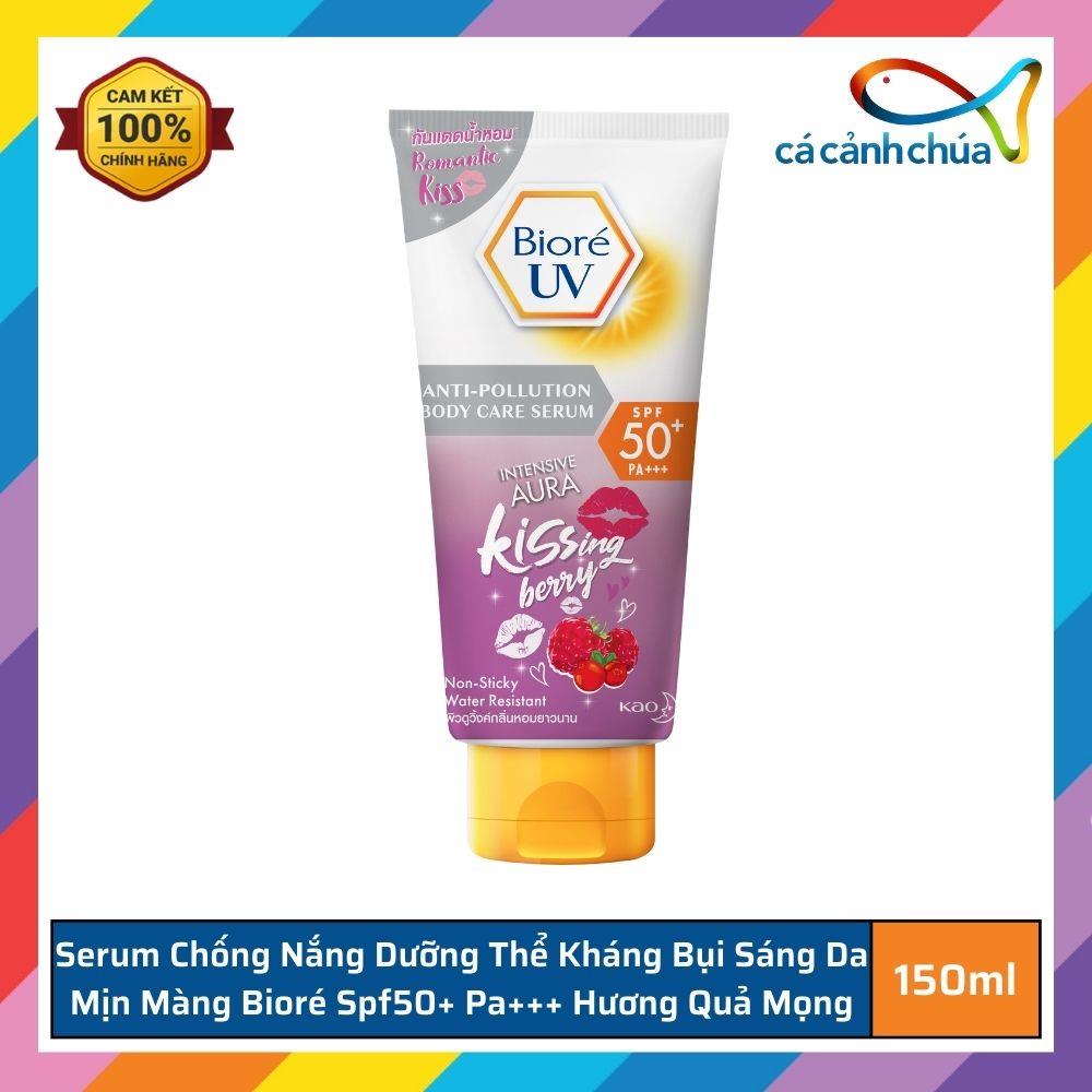 Serum Chống Nắng Dưỡng Thể Kháng Bụi Sáng Da Mịn Màng Bioré Kissing Berry Spf50+ Pa+++ Hương Quả Mọng 150ml - Nhật Bản45main_1